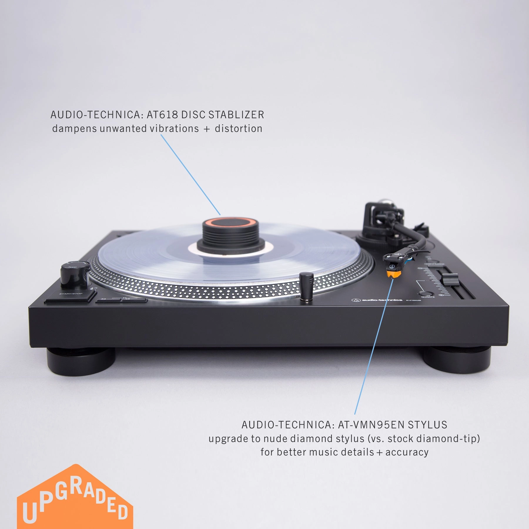 Audio-Technica: AT-LP120XUSB-BK Direct Drive Turntable