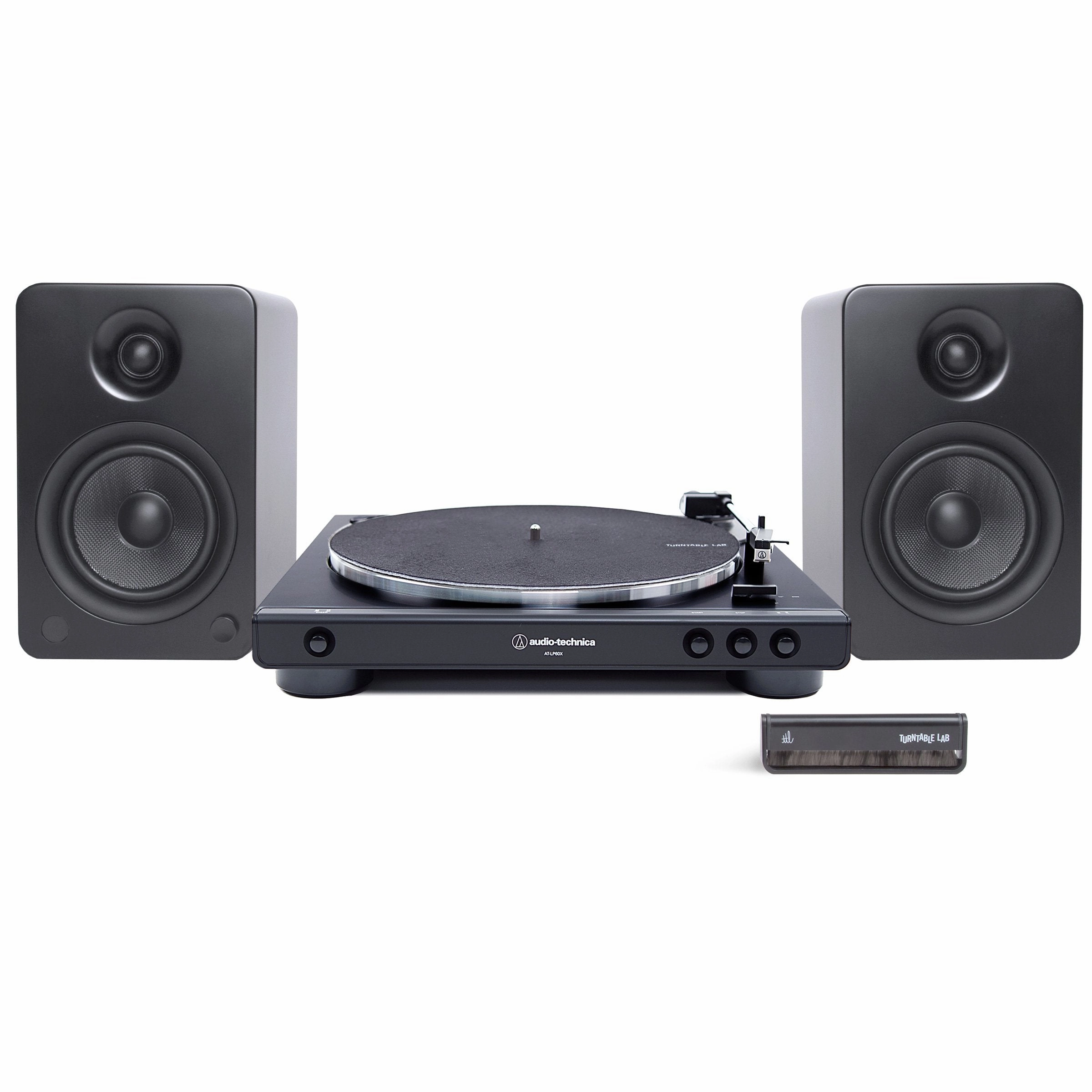 Audio-Technica: AT-LP60X / Kanto YU6 / Turntable Package hi-fi digital music server,hi-fi speaker wall mount,hi-fi amp upgrade