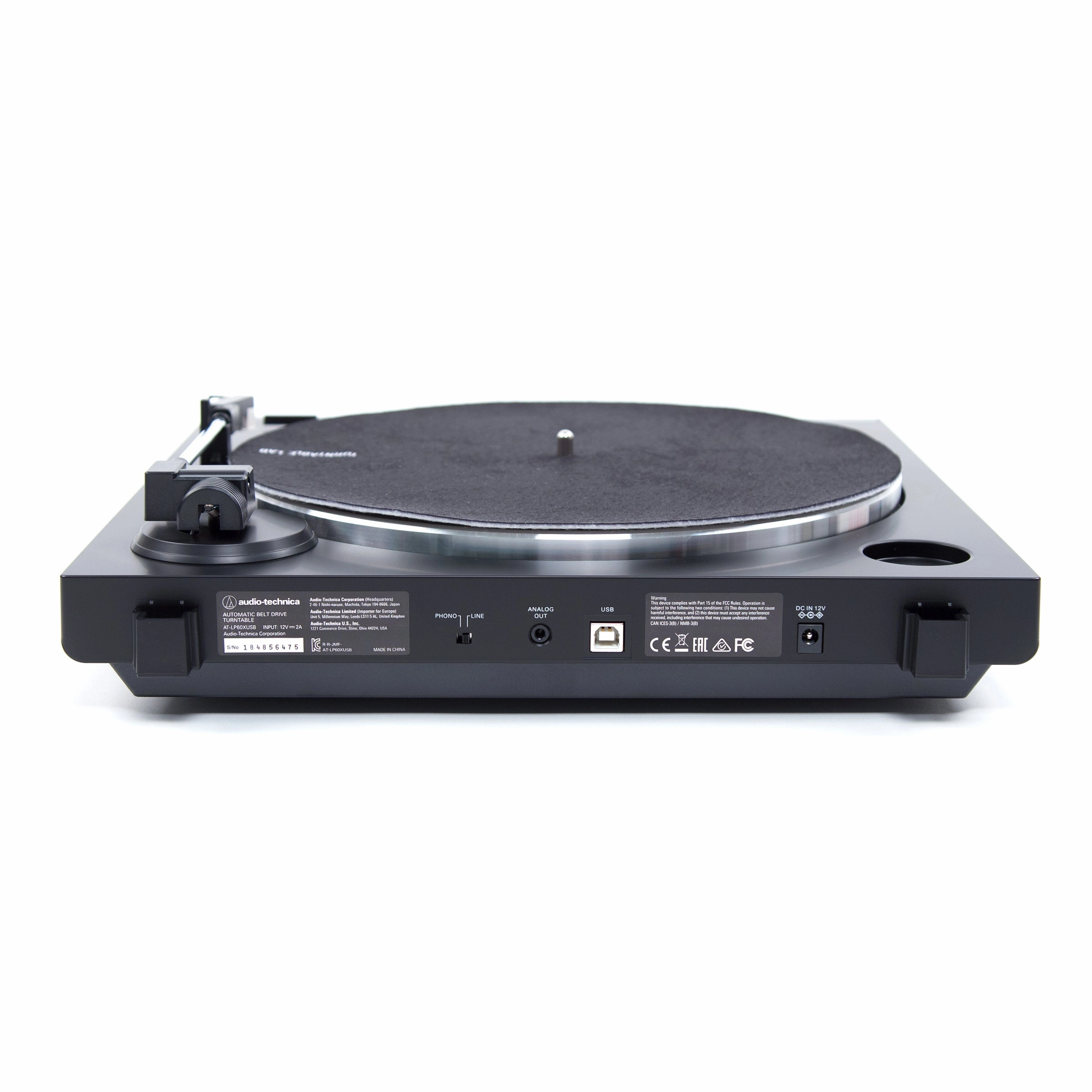 Audio-Technica: AT-LP60XUSB-BK Automatic USB Turntable - Black