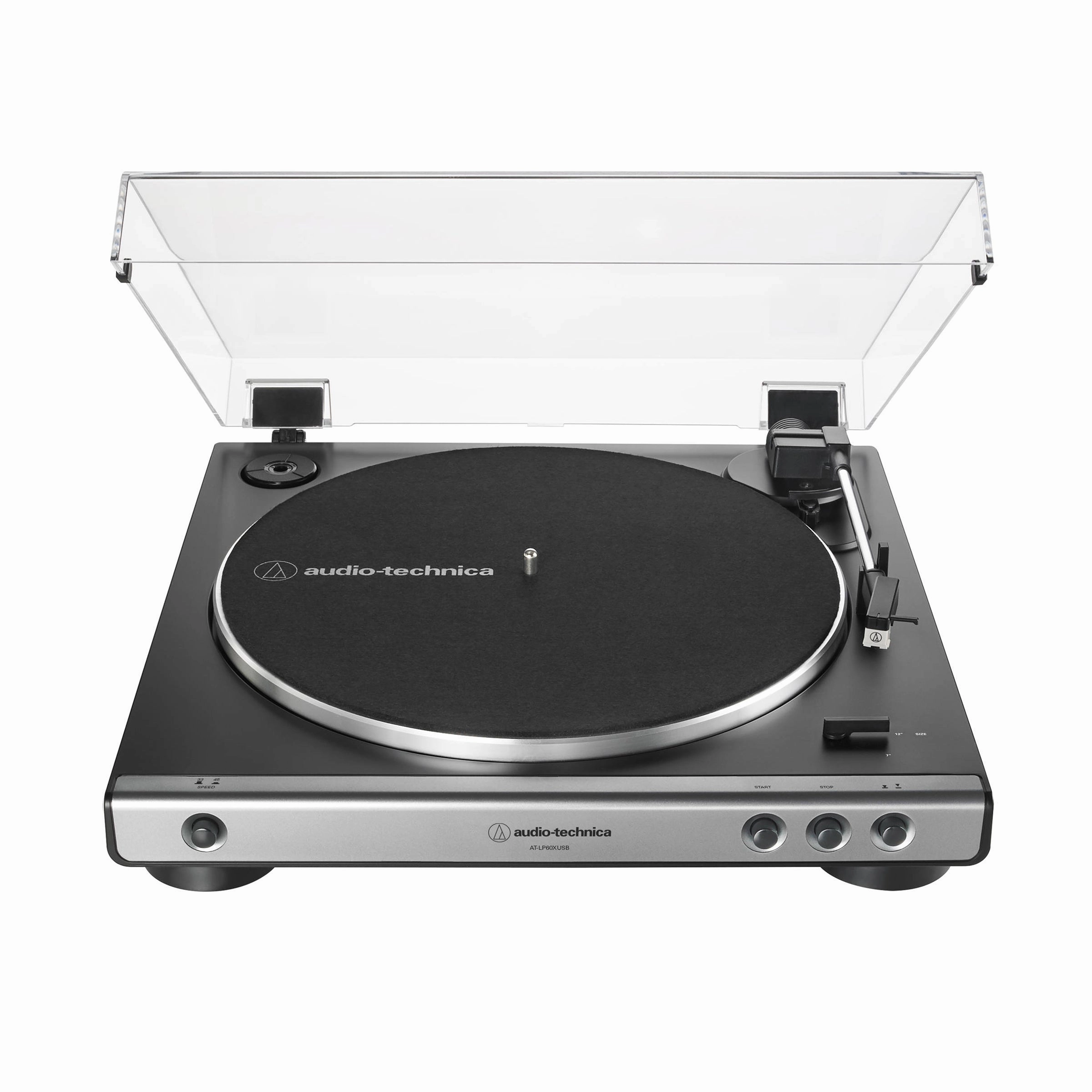 Audio-Technica: AT-LP60XUSB-GM Automatic USB Turntable - Gunmetal / Black