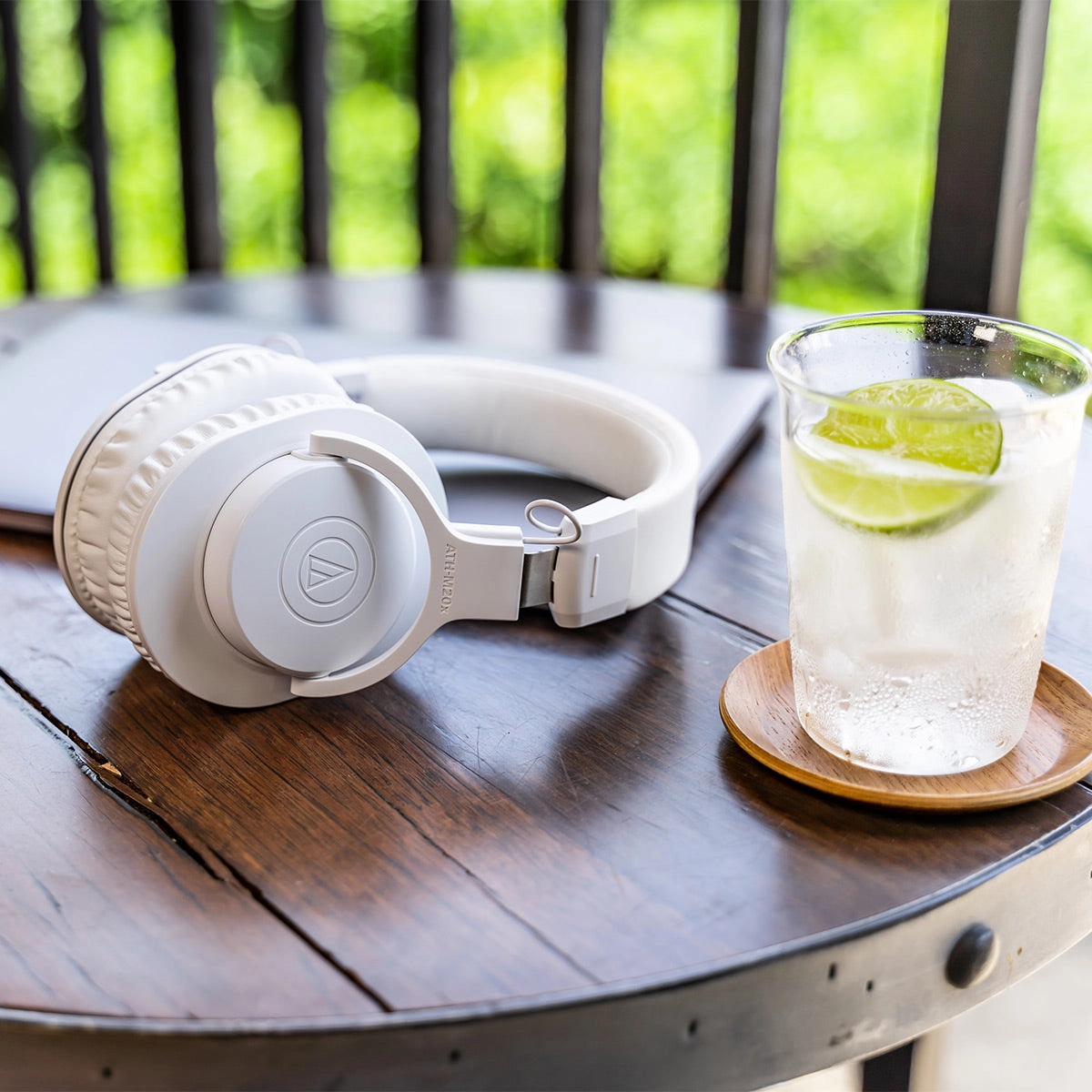 Audio-Technica ATH-M20xBT Wireless Over-Ear Headphones (White)