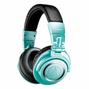 Audio-Technica ATH-M50xBT2 Limited Edition Wireless Over-Ear Headphones (Ice Blue) hi-fi unbalanced input,hi-fi signal purity,hi-fi acoustic panel