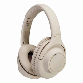 Audio-Technica ATH-S300BT Bluetooth Over-Ear Headphones (Beige) hi-fi audio receiver with HDMI,hi-fi speaker terminal,hi-fi home hi-res audio