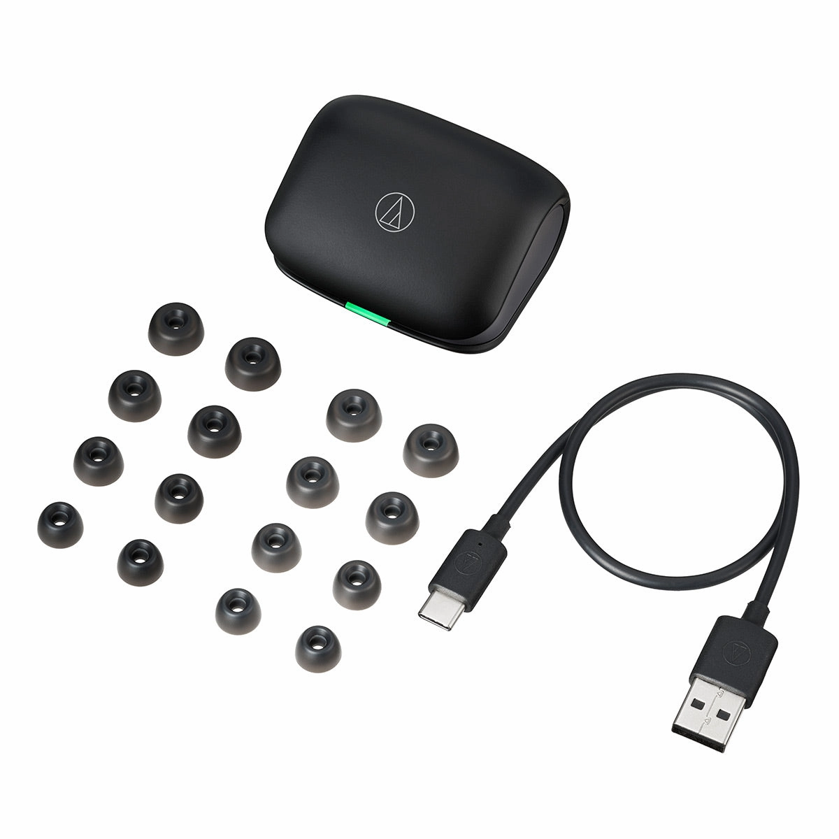 Audio-Technica ATH-TWX7 Truly Wireless Earbuds (Black)