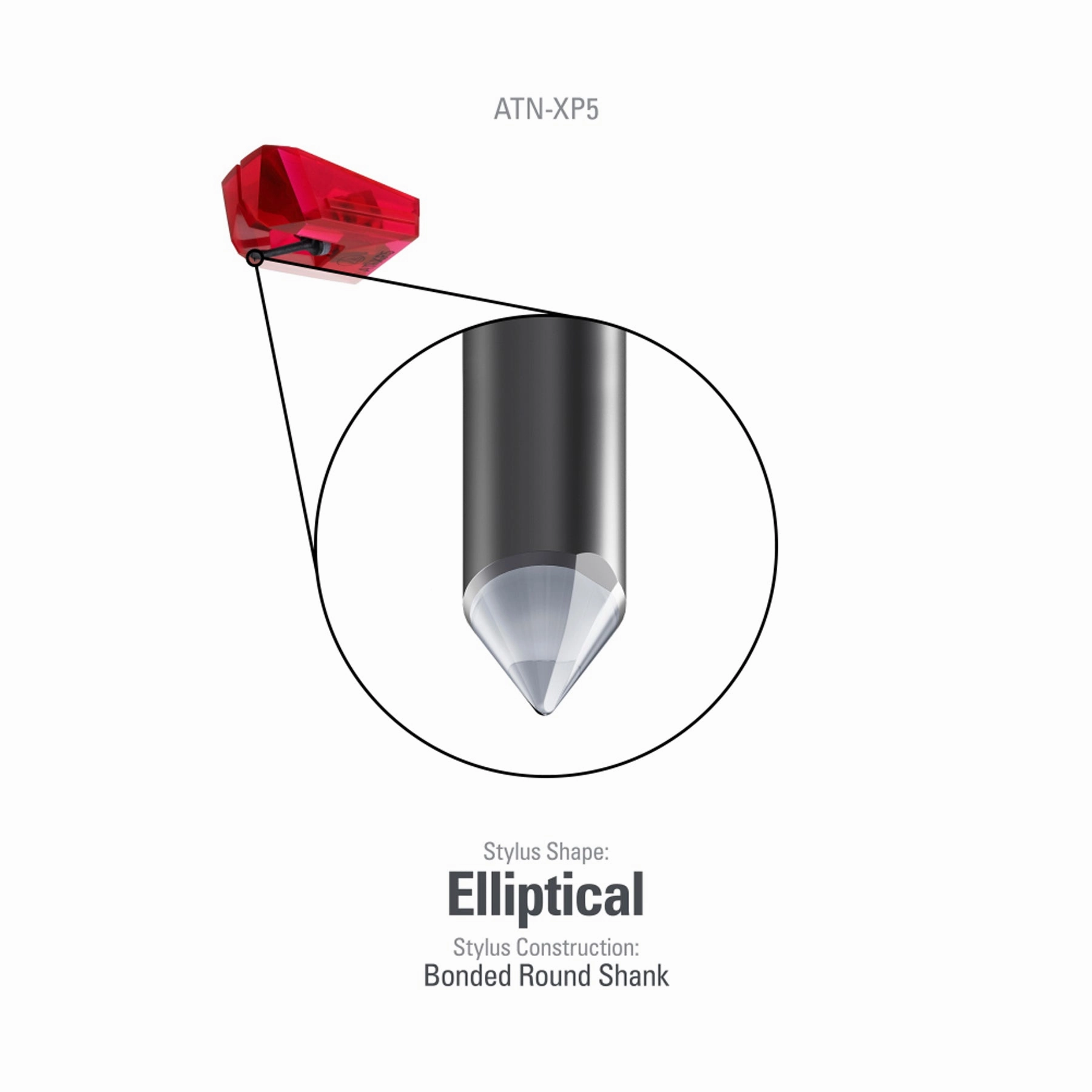 Audio-Technica: ATN-XP5 Replacement Stylus for AT-XP5