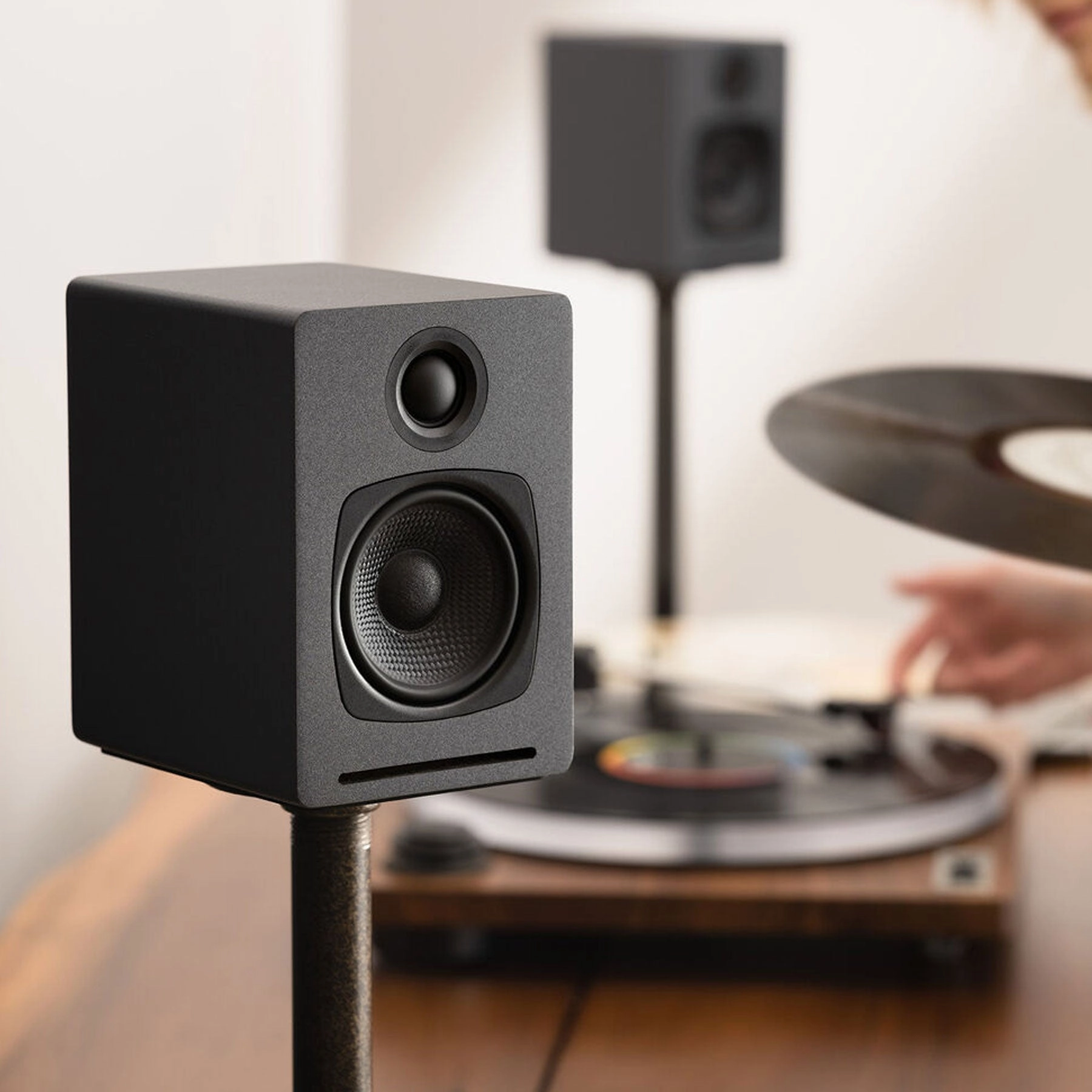 Audioengine: A1 Wireless Speaker - Grey (Pair)