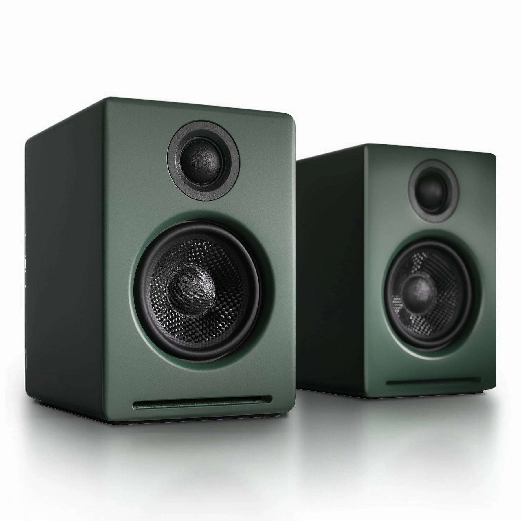 Audioengine: A2  Wireless Powered Speakers w/Bluetooth - Matte Green