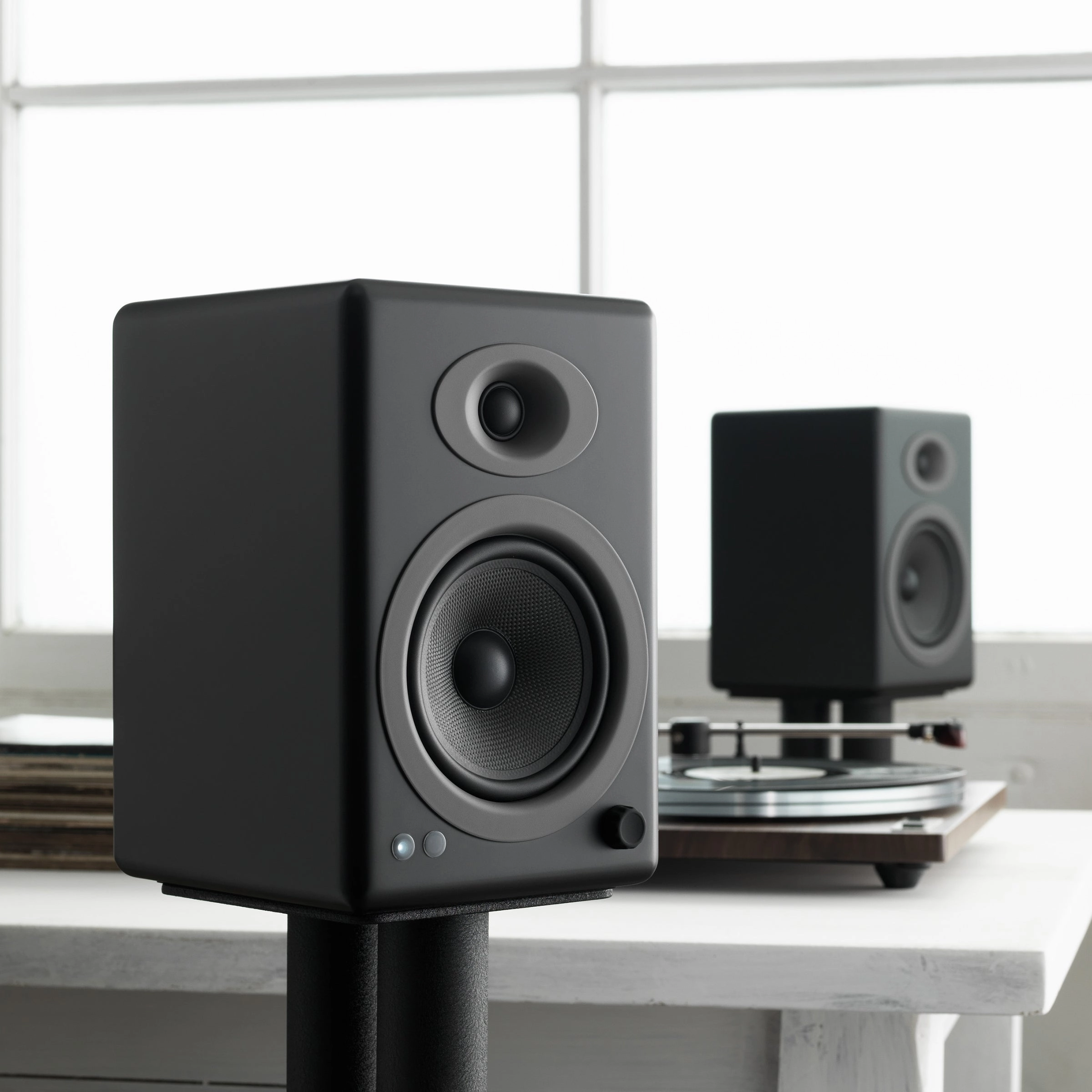 Audioengine: A5  Wireless Powered Speakers w/Bluetooth - Black