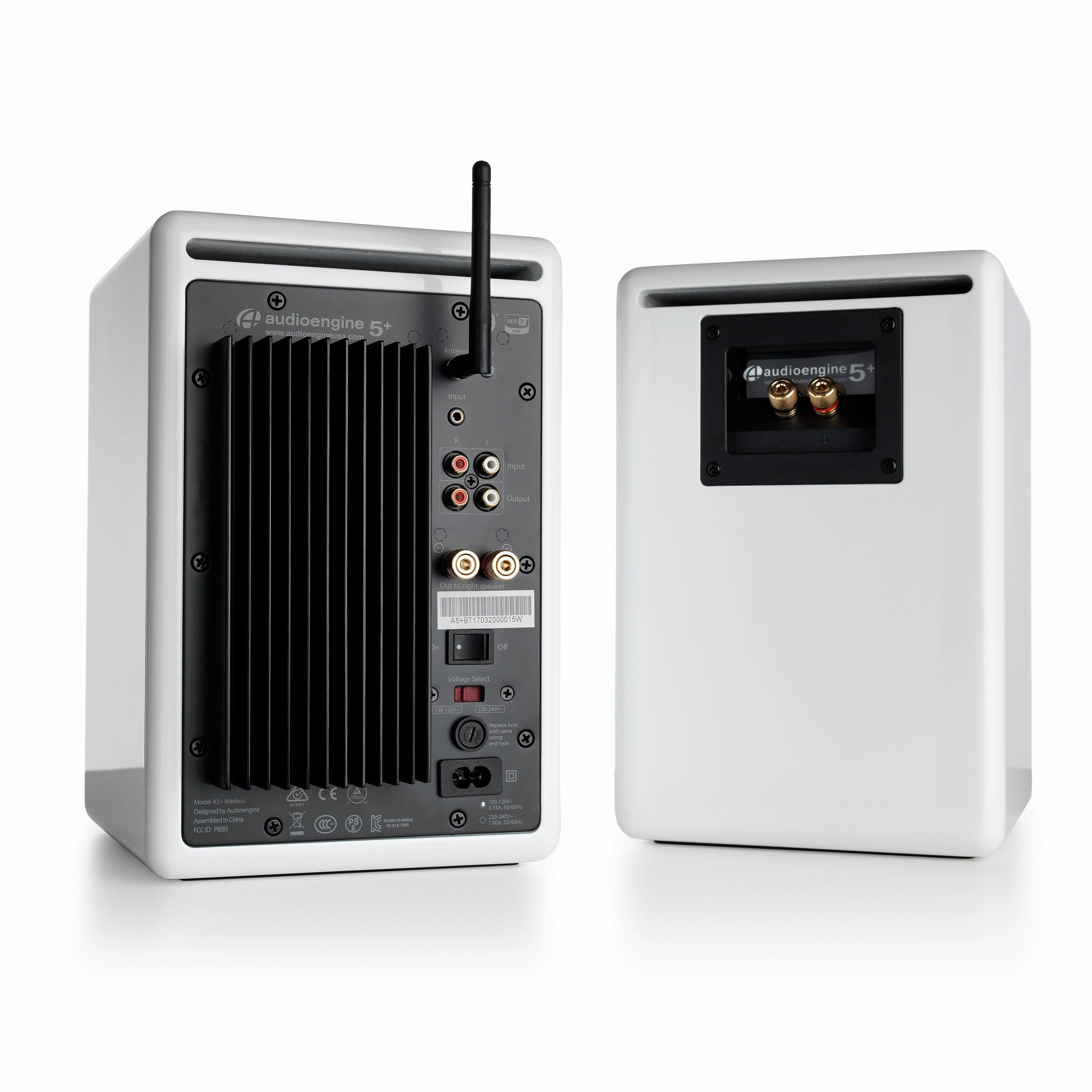 Audioengine: A5  Wireless Powered Speakers w/Bluetooth - White