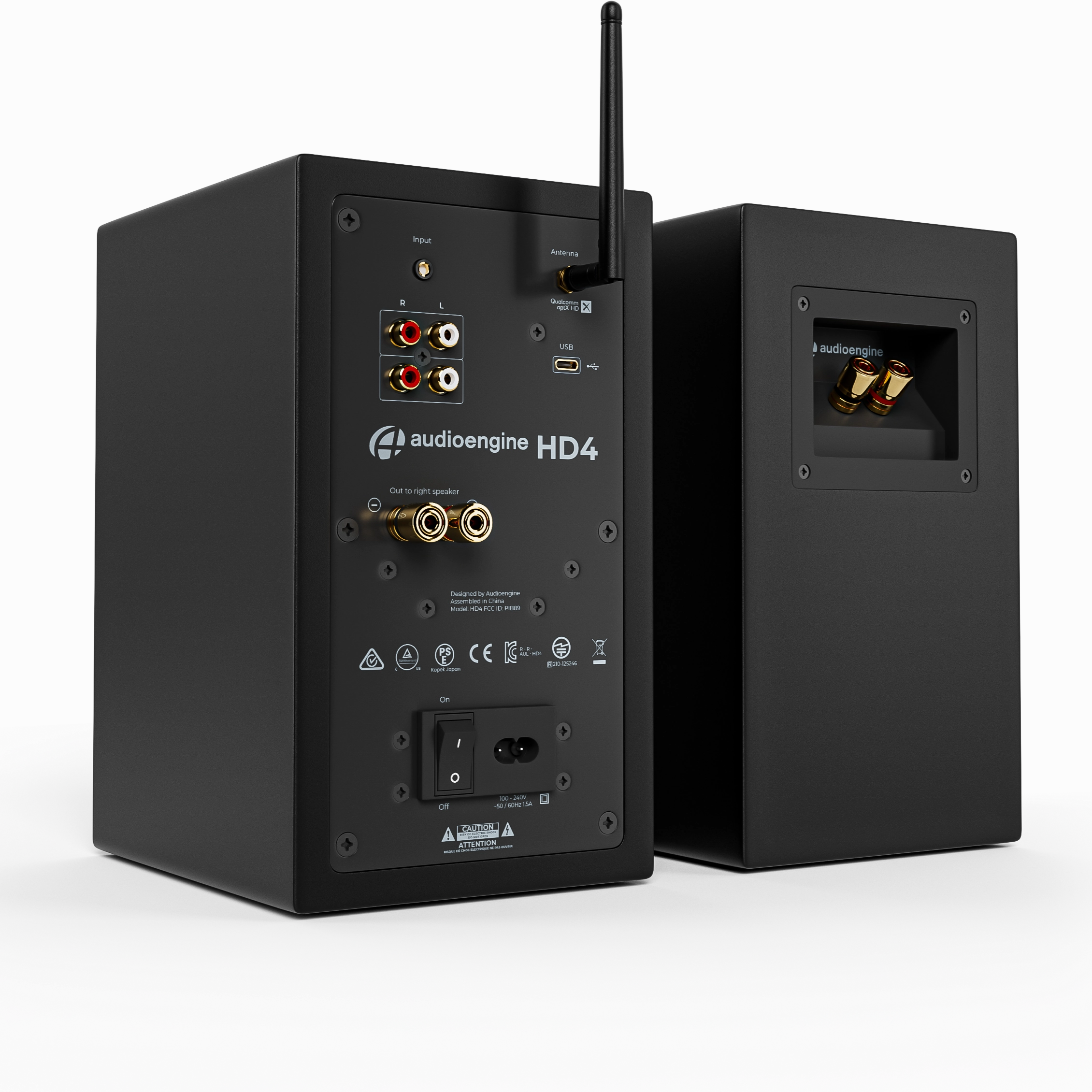 Audioengine: HD4 Powered Bluetooth Speakers - Black