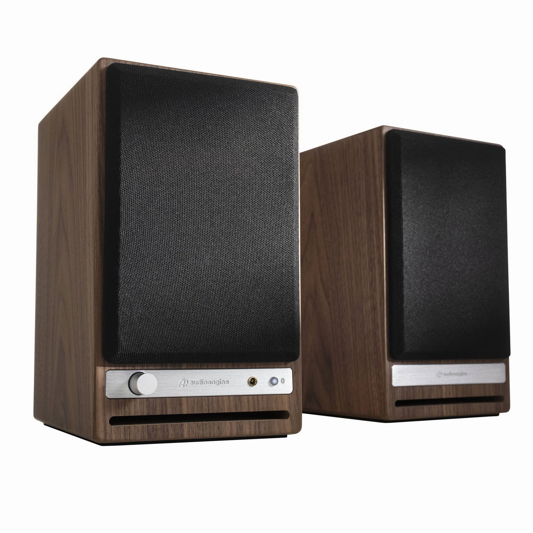 Audioengine: HD4 Powered Bluetooth Speakers - Walnut