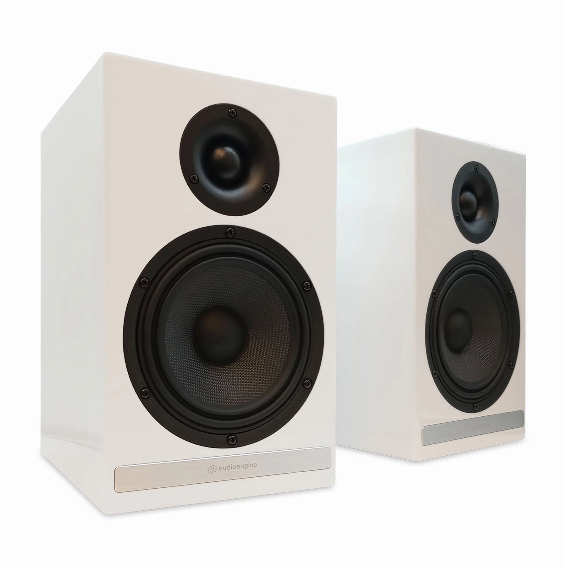 Audioengine: HDP6 Passive Speakers - White hi-fi DAC amp combo,hi-fi speaker impedance matcher,hi-fi RCA switch