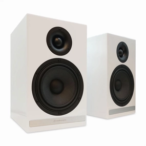 Audioengine: HDP6 Passive Speakers - White hi-fi DAC amp combo,hi-fi speaker impedance matcher,hi-fi RCA switch