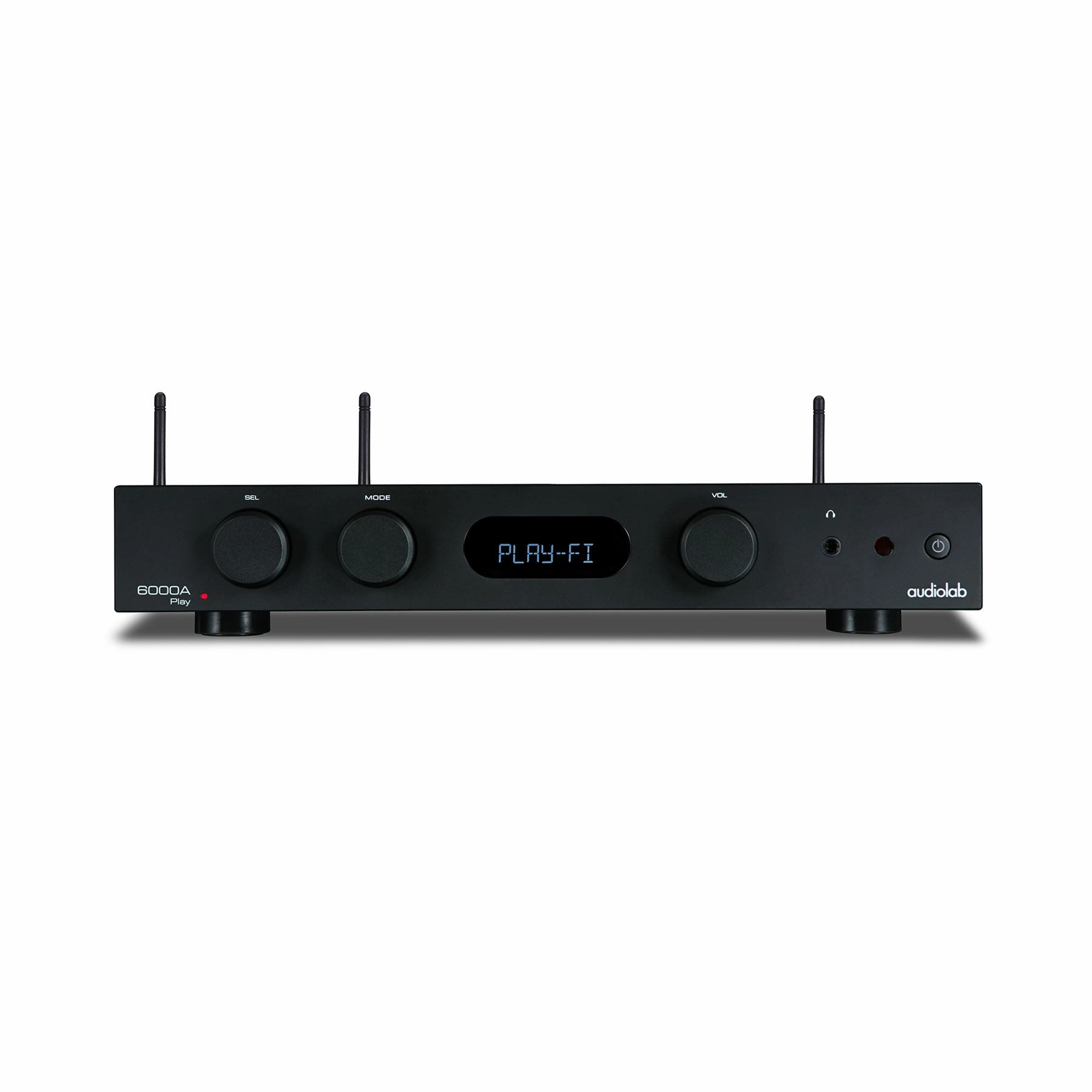 Audiolab: 6000A Play Integrated Amplifer   WiFi Streamer - Black (600APLAYBK) hi-fi digital music server,hi-fi speaker wall mount,hi-fi amp upgrade