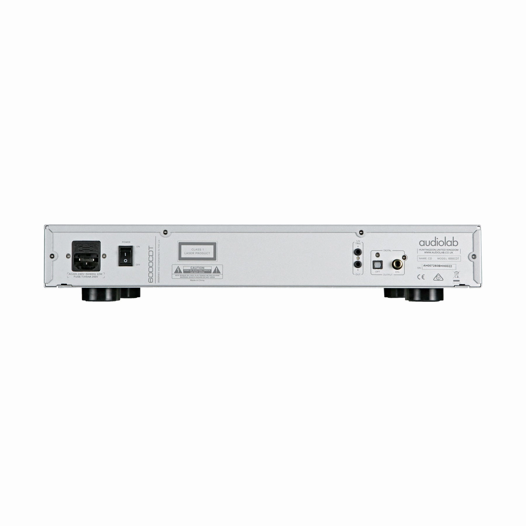 Audiolab: 6000CDT CD Player - Silver