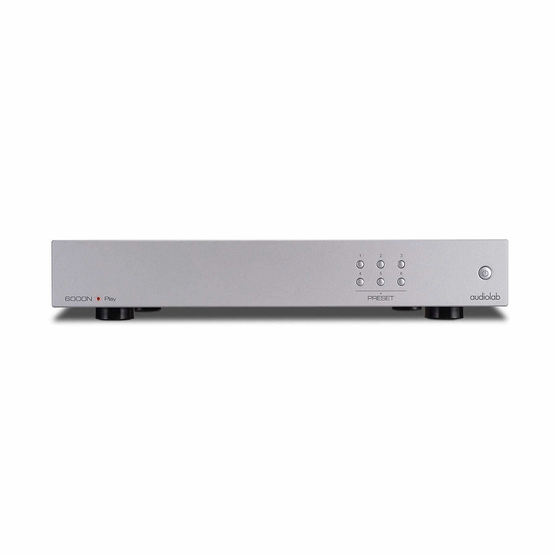 Audiolab: 6000N Play WiFi Streamer - Silver hi-fi digital music server,hi-fi speaker wall mount,hi-fi amp upgrade