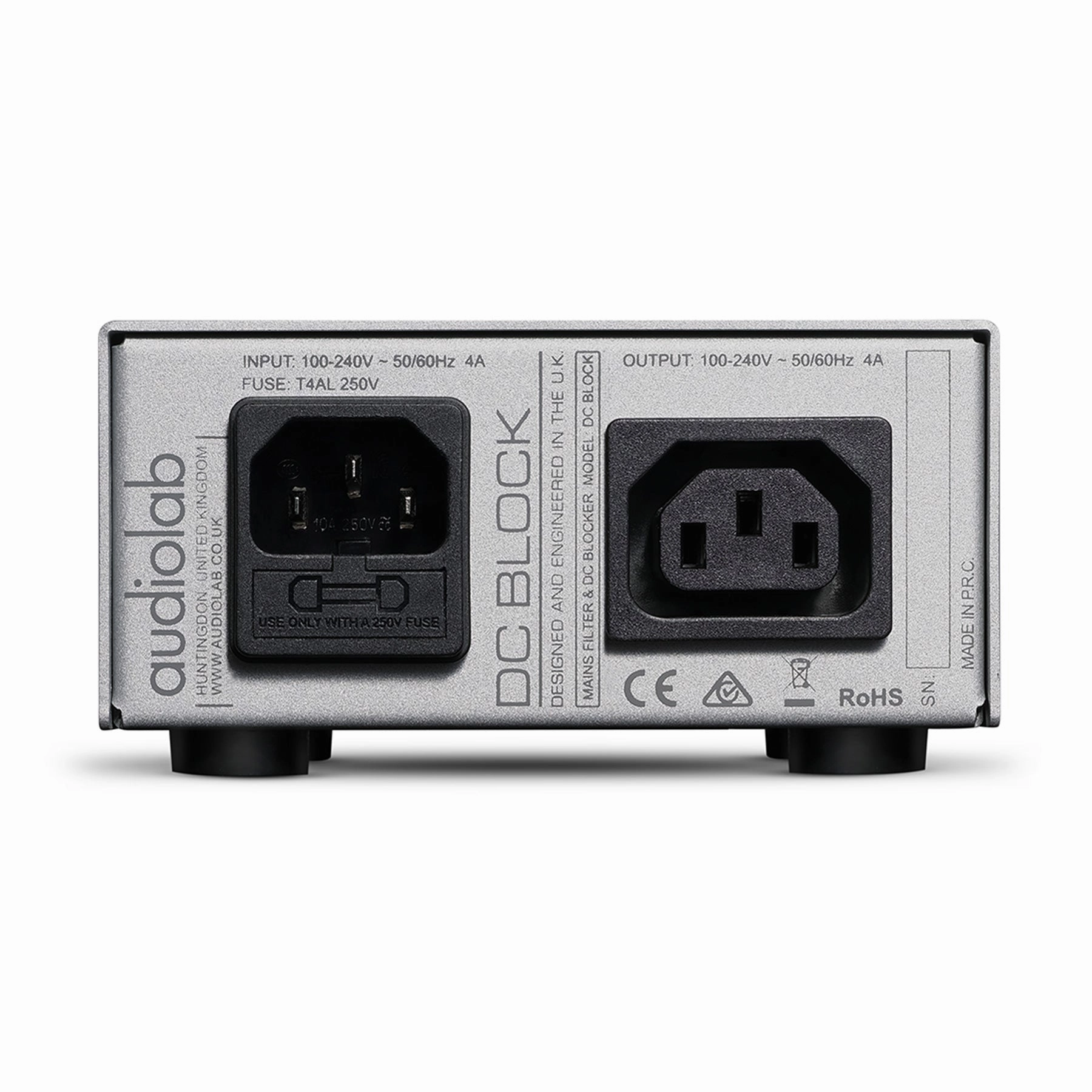 Audiolab: DC Block Mains Filter / DC Blocker - Silver hi-fi digital music server,hi-fi speaker wall mount,hi-fi amp upgrade