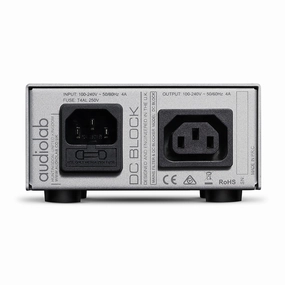 Audiolab: DC Block Mains Filter / DC Blocker - Silver hi-fi digital music server,hi-fi speaker wall mount,hi-fi amp upgrade