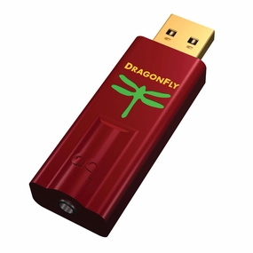 Audioquest: Dragonfly Red USB DAC   Headphone Amp (Open Box Special) hi-fi DAC amp combo,hi-fi speaker impedance matcher,hi-fi RCA switch