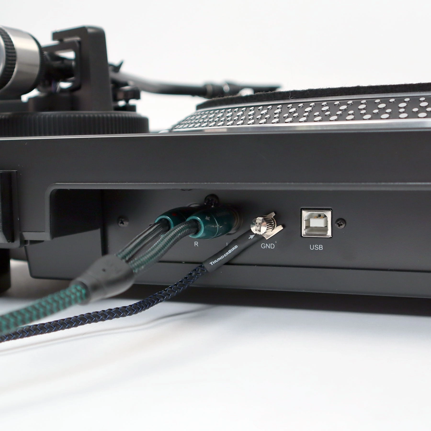 Audioquest: Evergreen RCA   ThunderBird Groundwire Kit for Turntables (1.0M)