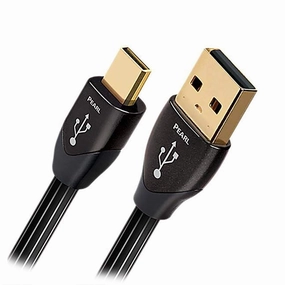 Audioquest: Pearl Micro USB Cable hi-fi digital music server,hi-fi speaker wall mount,hi-fi amp upgrade