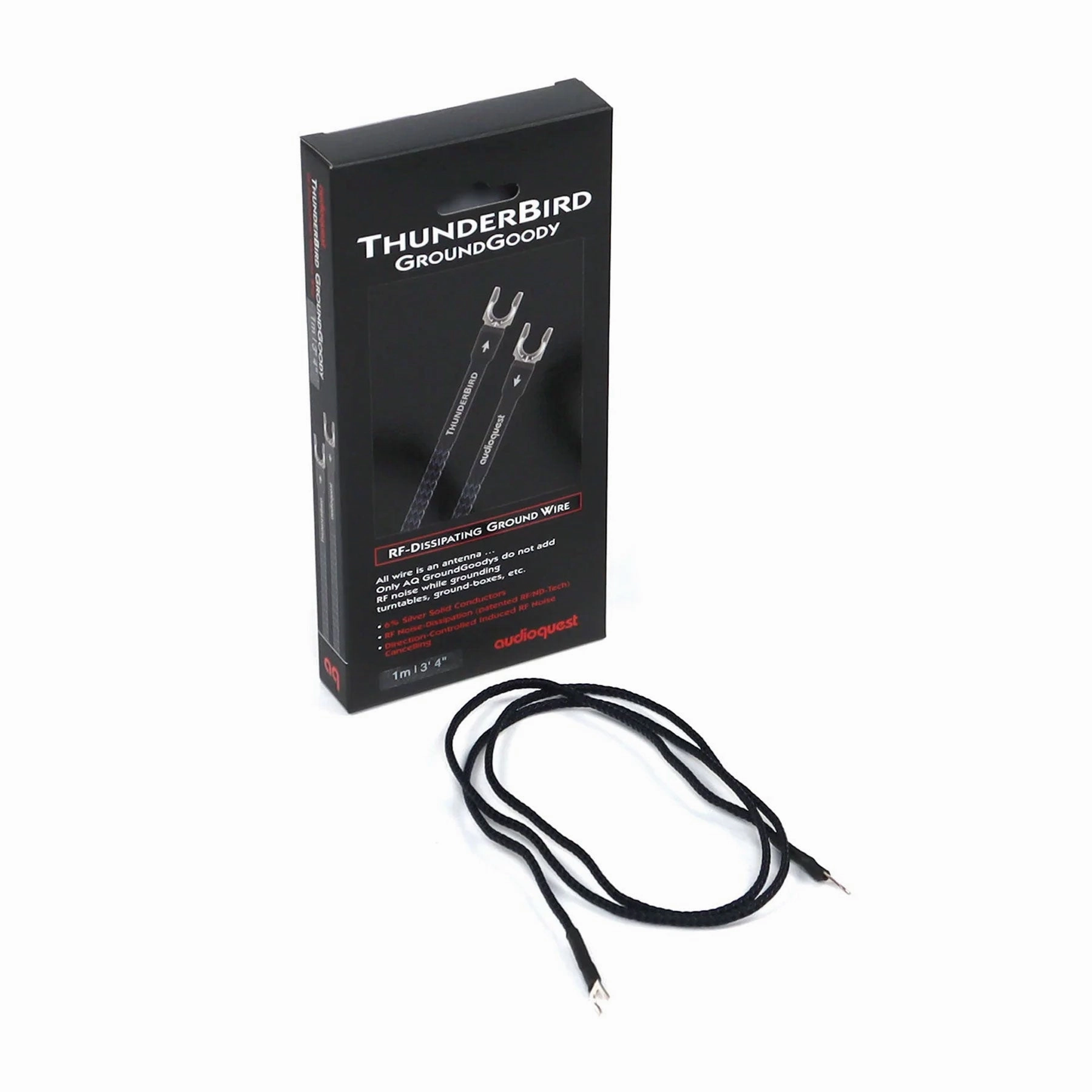 Audioquest: ThunderBird GroundGoody Groundwire hi-fi DAC amp combo,hi-fi speaker impedance matcher,hi-fi RCA switch