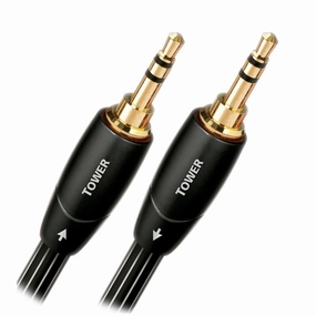 Audioquest: Tower Cable (3.5mm - 3.5mm) - 1.0M hi-fi digital music server,hi-fi speaker wall mount,hi-fi amp upgrade