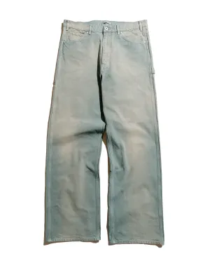 Auralee Organic Cotton Duck Pants Ash Green Cape Style