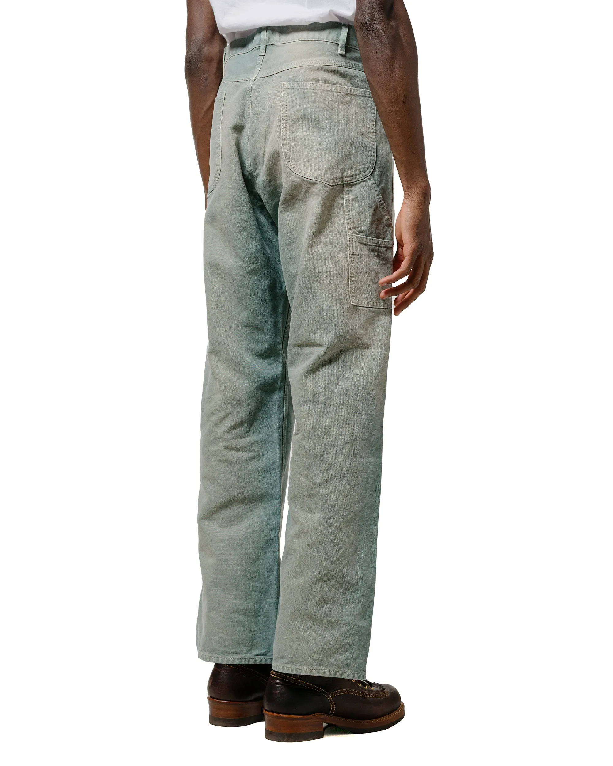 Auralee Organic Cotton Duck Pants Ash Green In-Store Probable