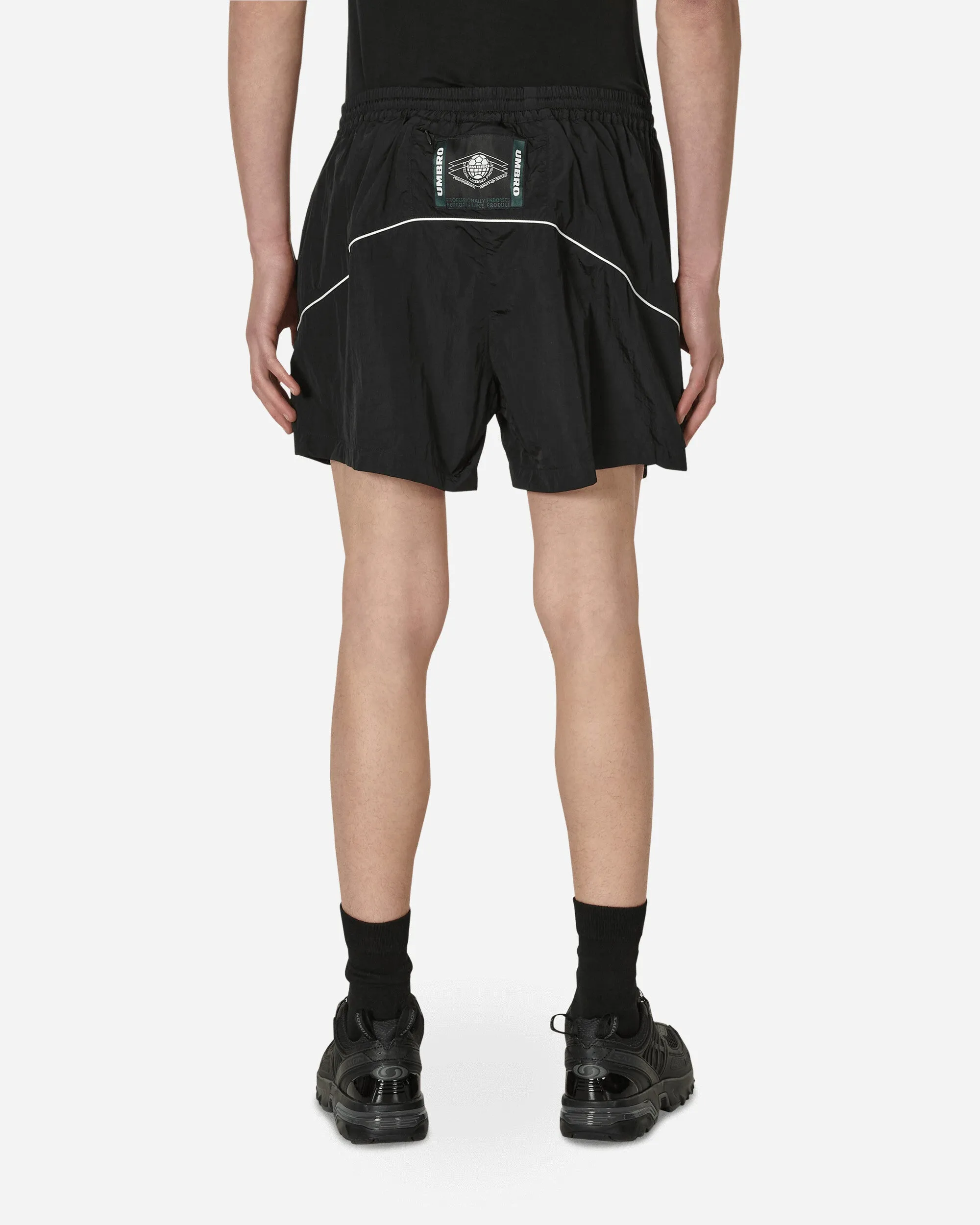 Sport Shorts Black Blanket Stitched Non - Wrinkling