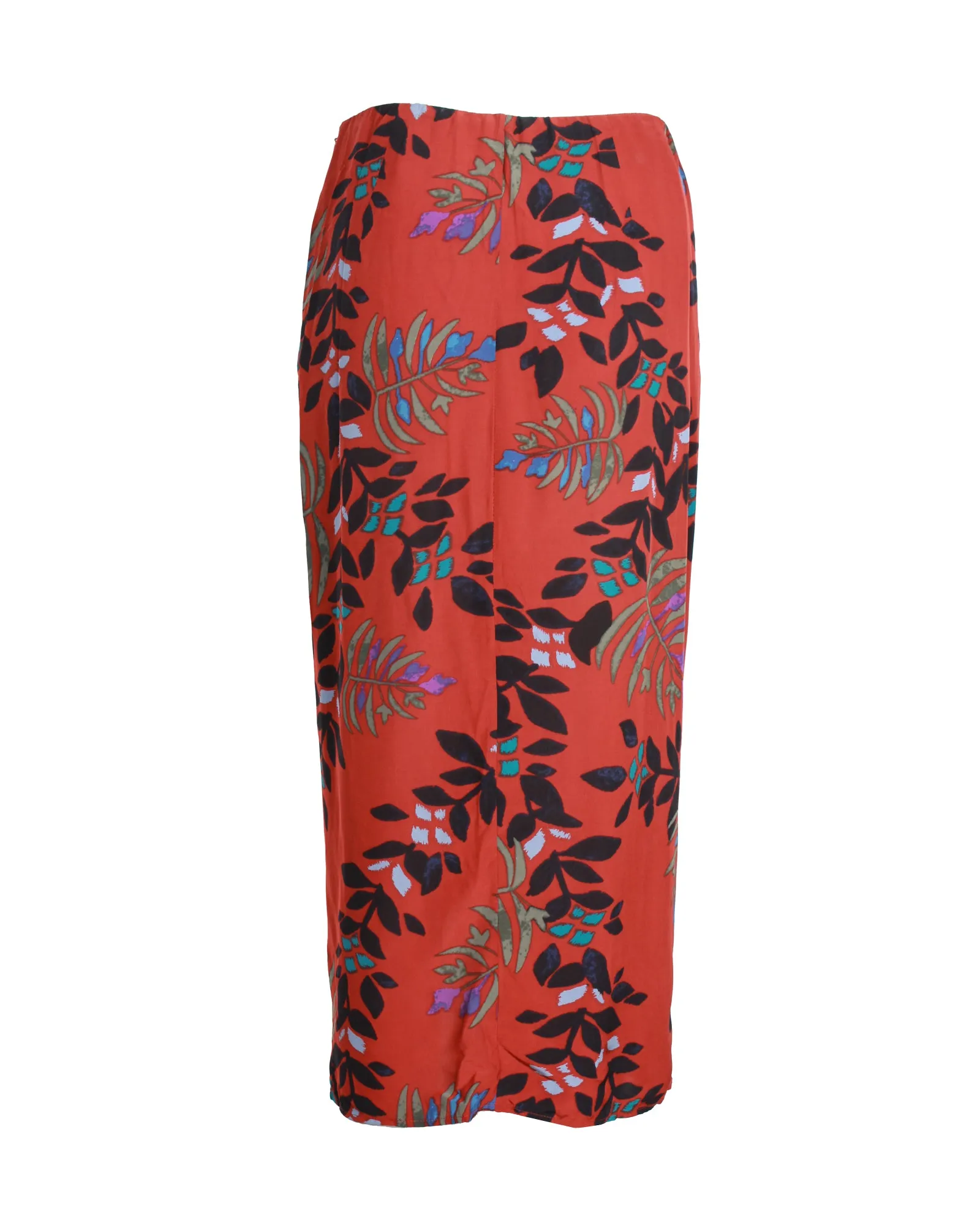 Ba&sh Jupe mi-longue Christo en viscose imprimée fleurie