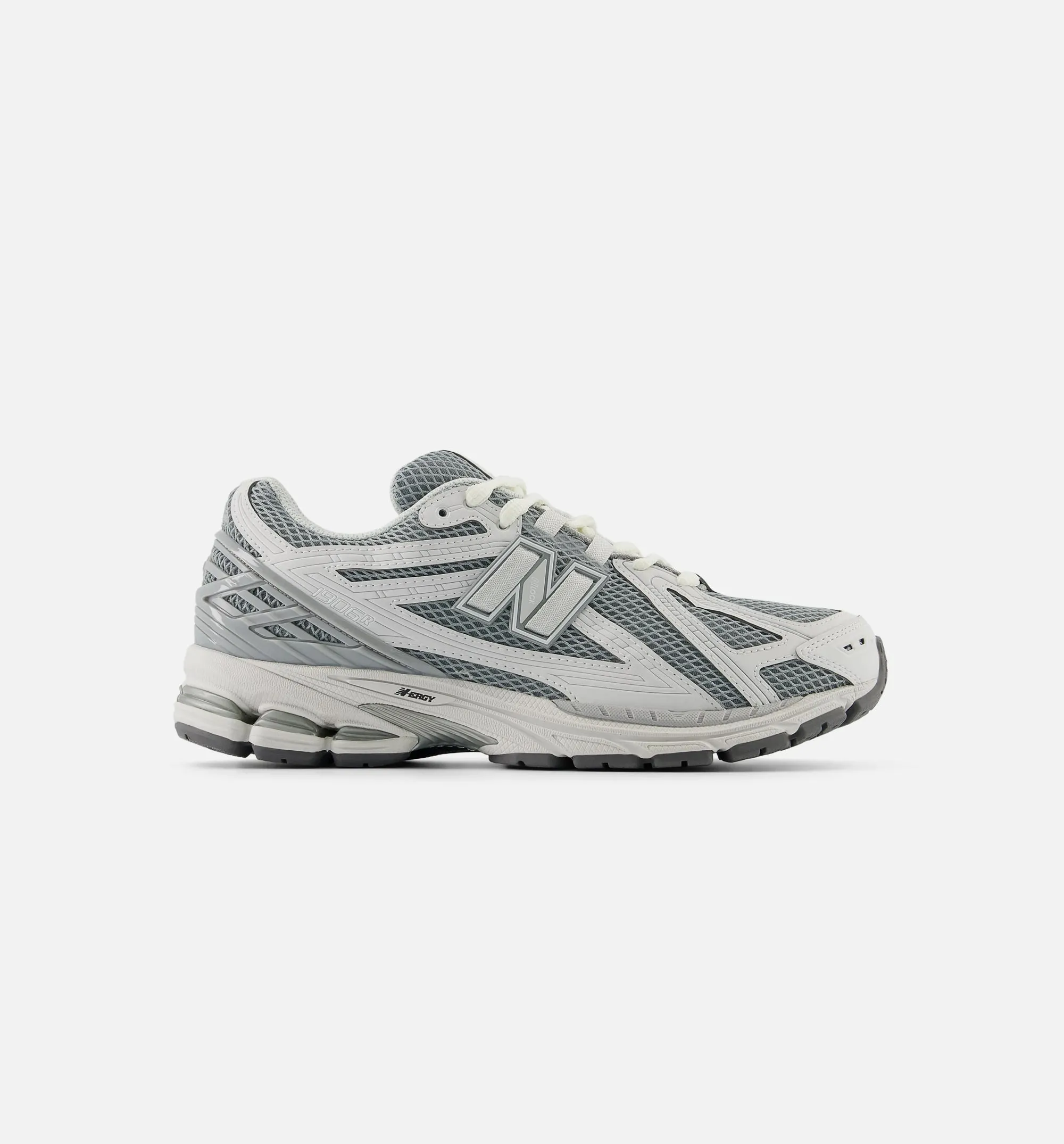 1906R Mens Lifestyle Shoe - Grey Matter/Slate Grey/Silver Metallic Cushioned Straps Straps ProductManagement