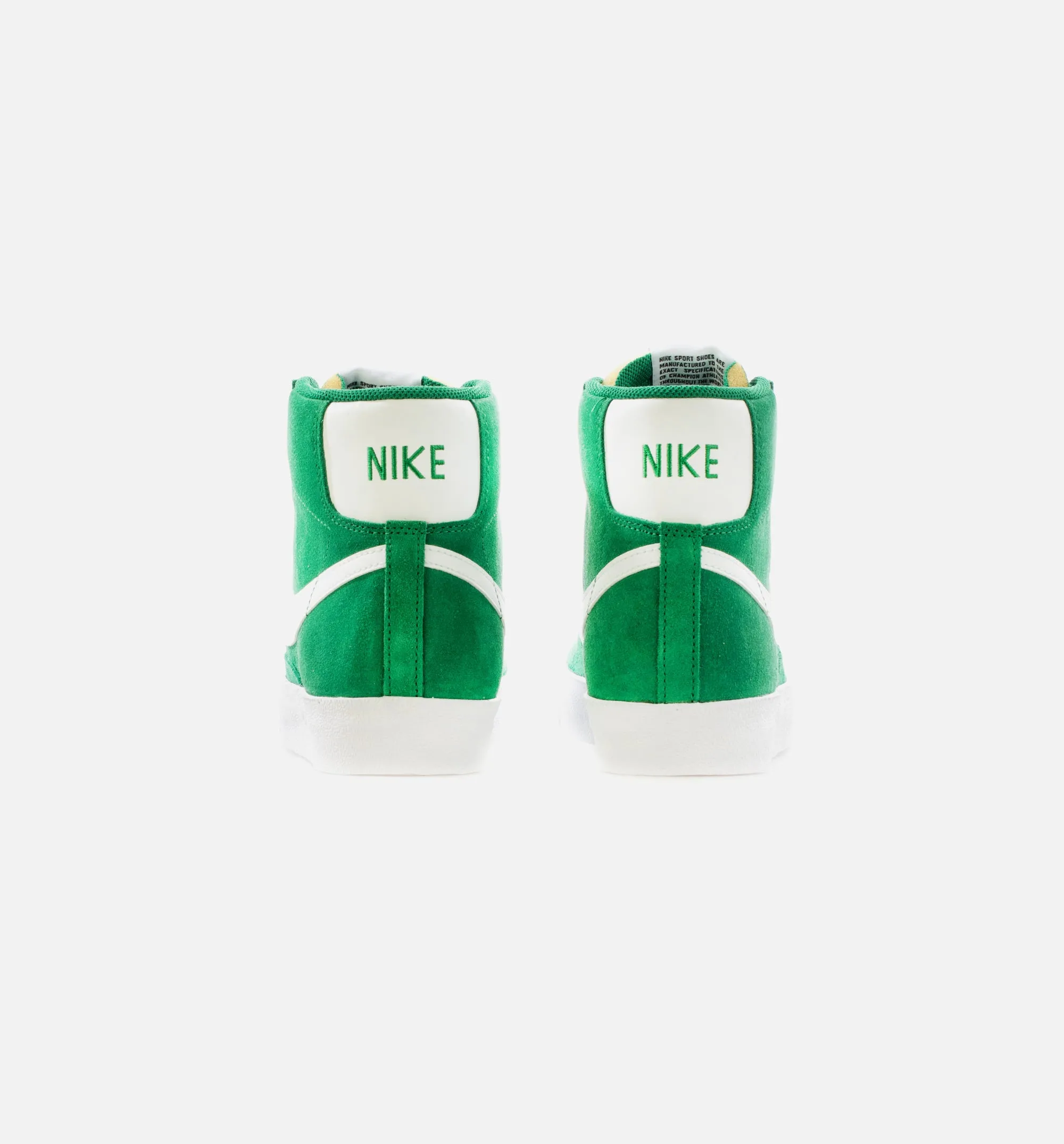 Blazer Mid '77 Suede Mens Lifestyle Shoe - Pine Green/White RetailMarketing Trumpet