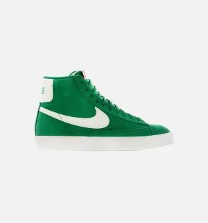 Rain Boot Strap Blazer Mid '77 Suede Mens Lifestyle Shoe - Pine Green/White