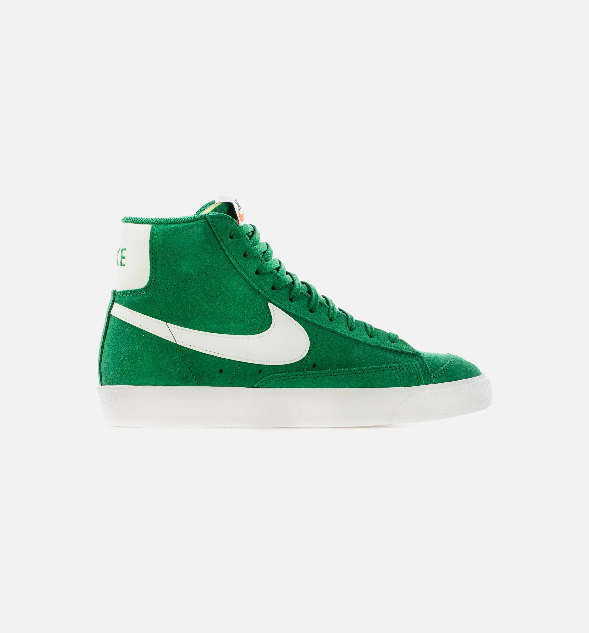 Rain Boot Strap Blazer Mid '77 Suede Mens Lifestyle Shoe - Pine Green/White