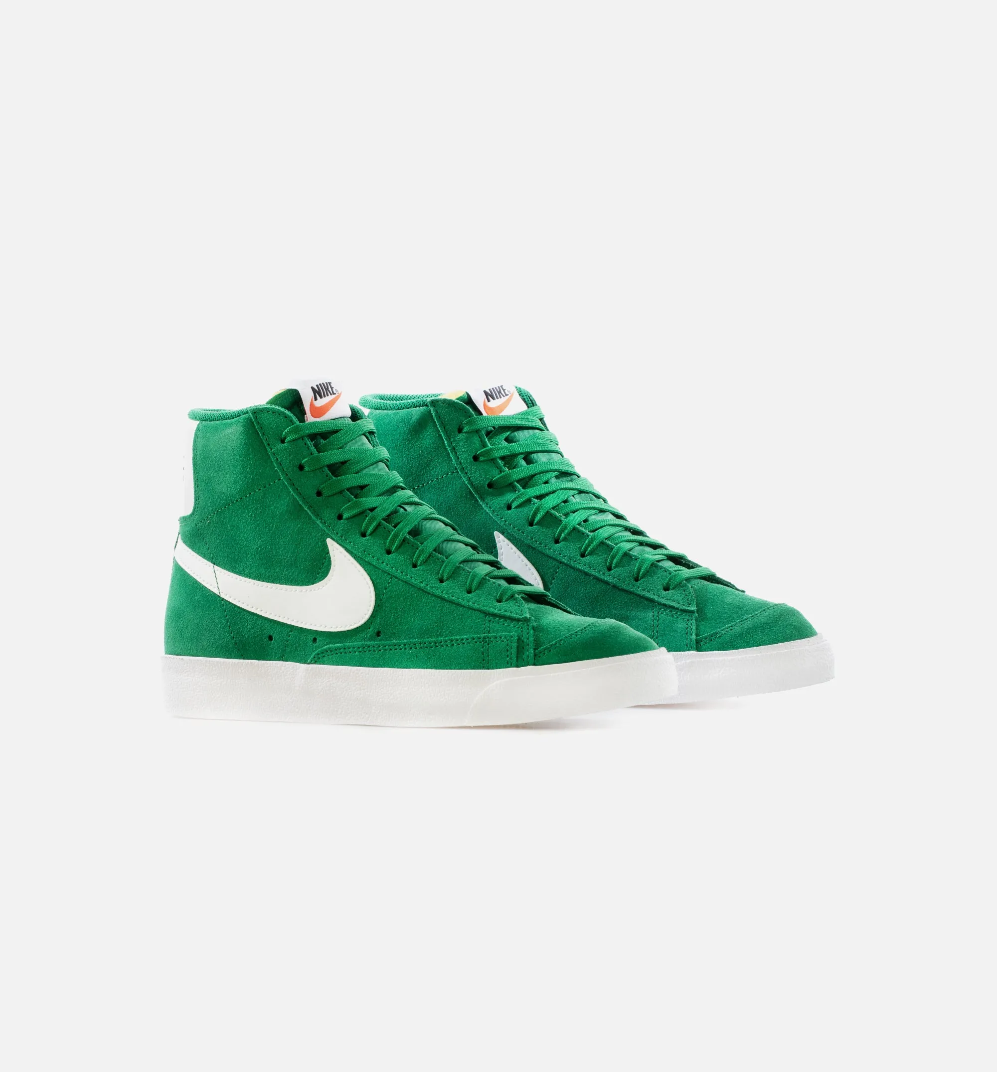 Blazer Mid '77 Suede Mens Lifestyle Shoe - Pine Green/White Machine Washable Slippers