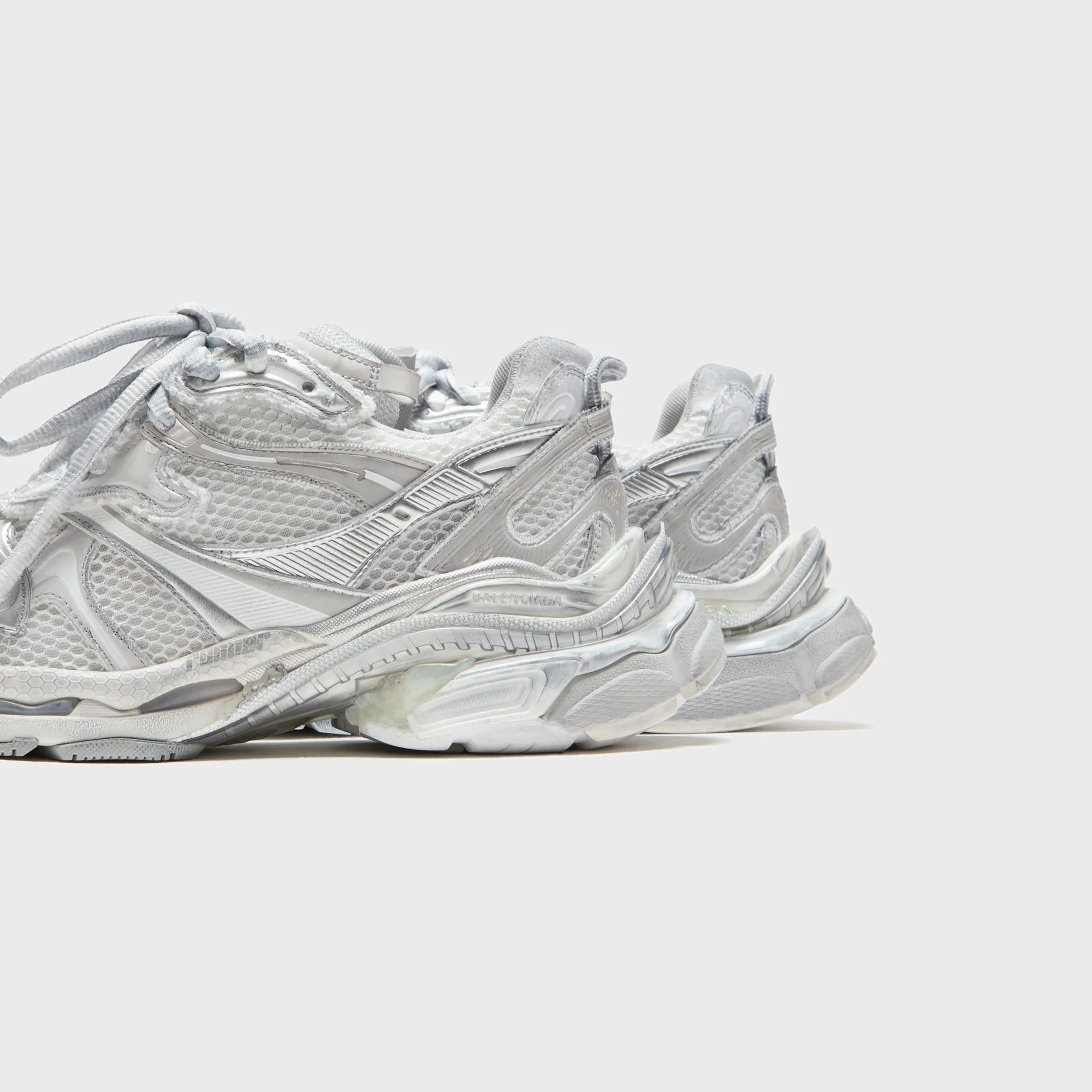 Balenciaga Runner 2 - White / Silver / Grey AntiSlip