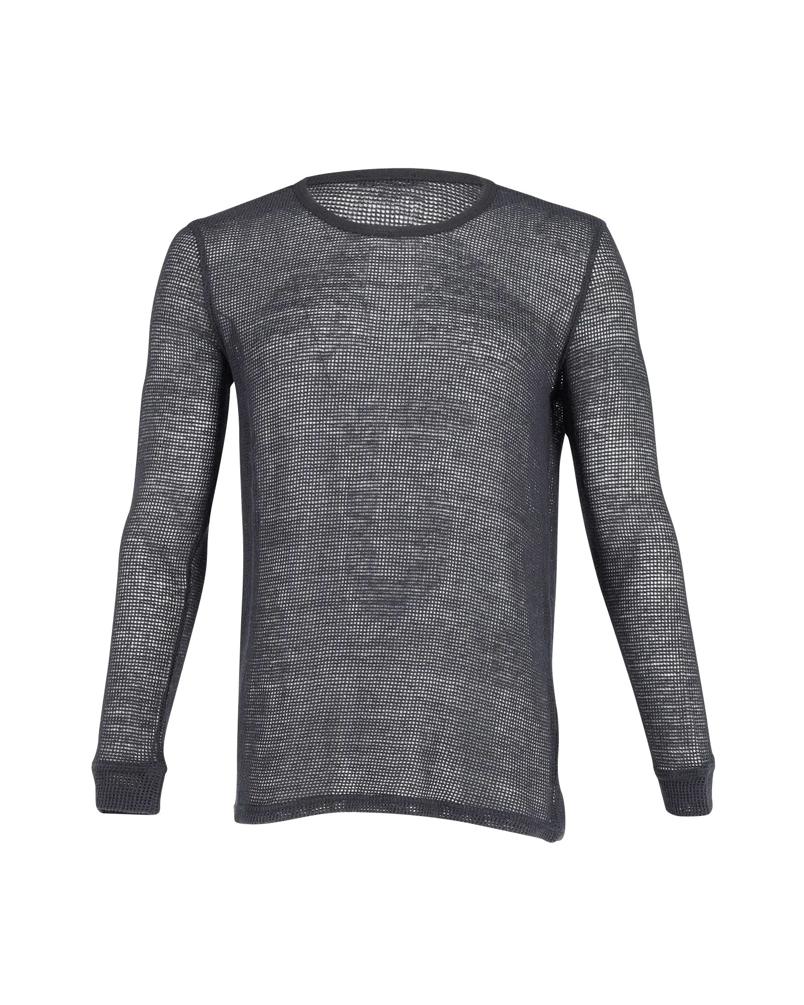 Balmain Haut en Maille Tricotée à Manches Longues en Coton Noir
