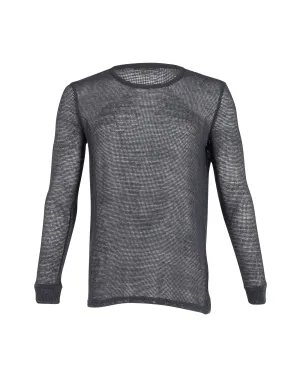 Balmain Haut en Maille Tricotée à Manches Longues en Coton Noir