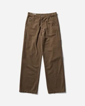 Comfortable ATV Comfortable Fit Around Collar Men'S Garment Dyed Pants Taupe