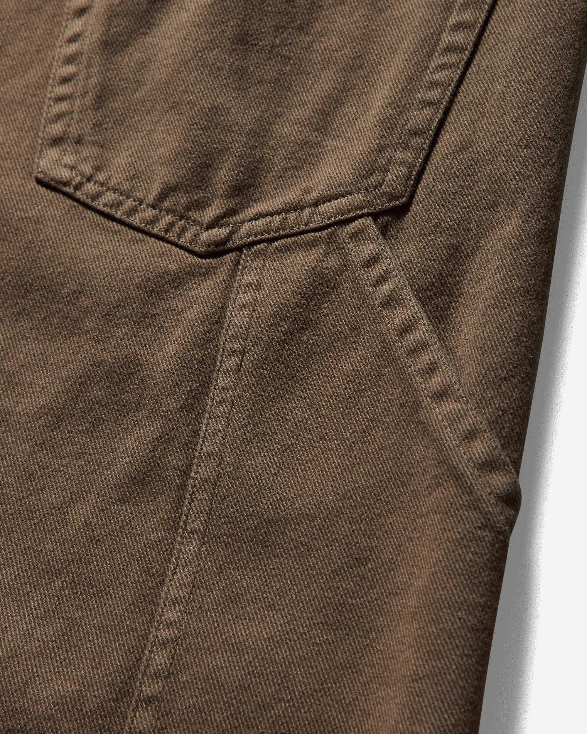 Men'S Garment Dyed Pants Taupe Anti - Dull