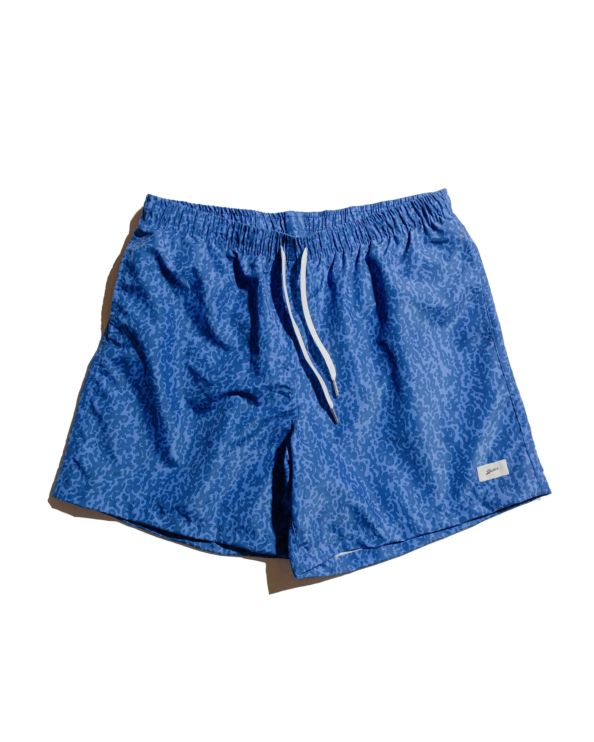 Bather Aegean Tropic Camo Swim Trunk Tips