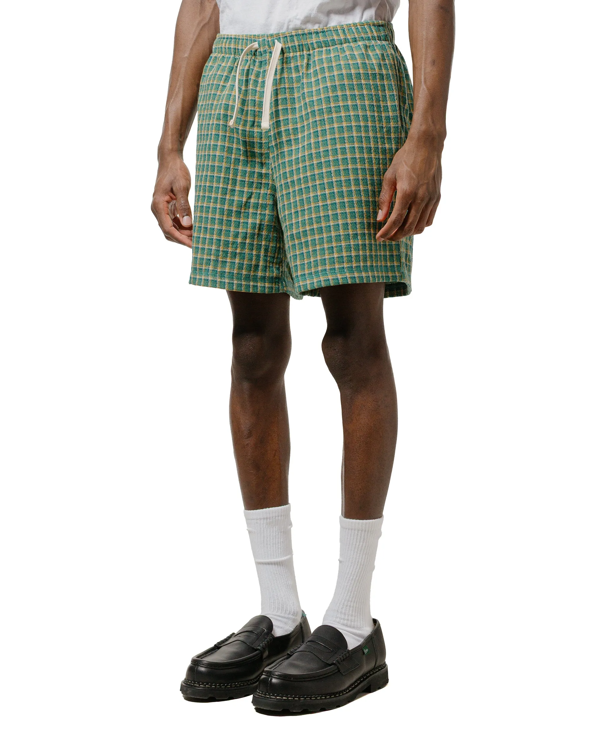 Snap Closuring Toggle Button Bather Garden Check Tour Short