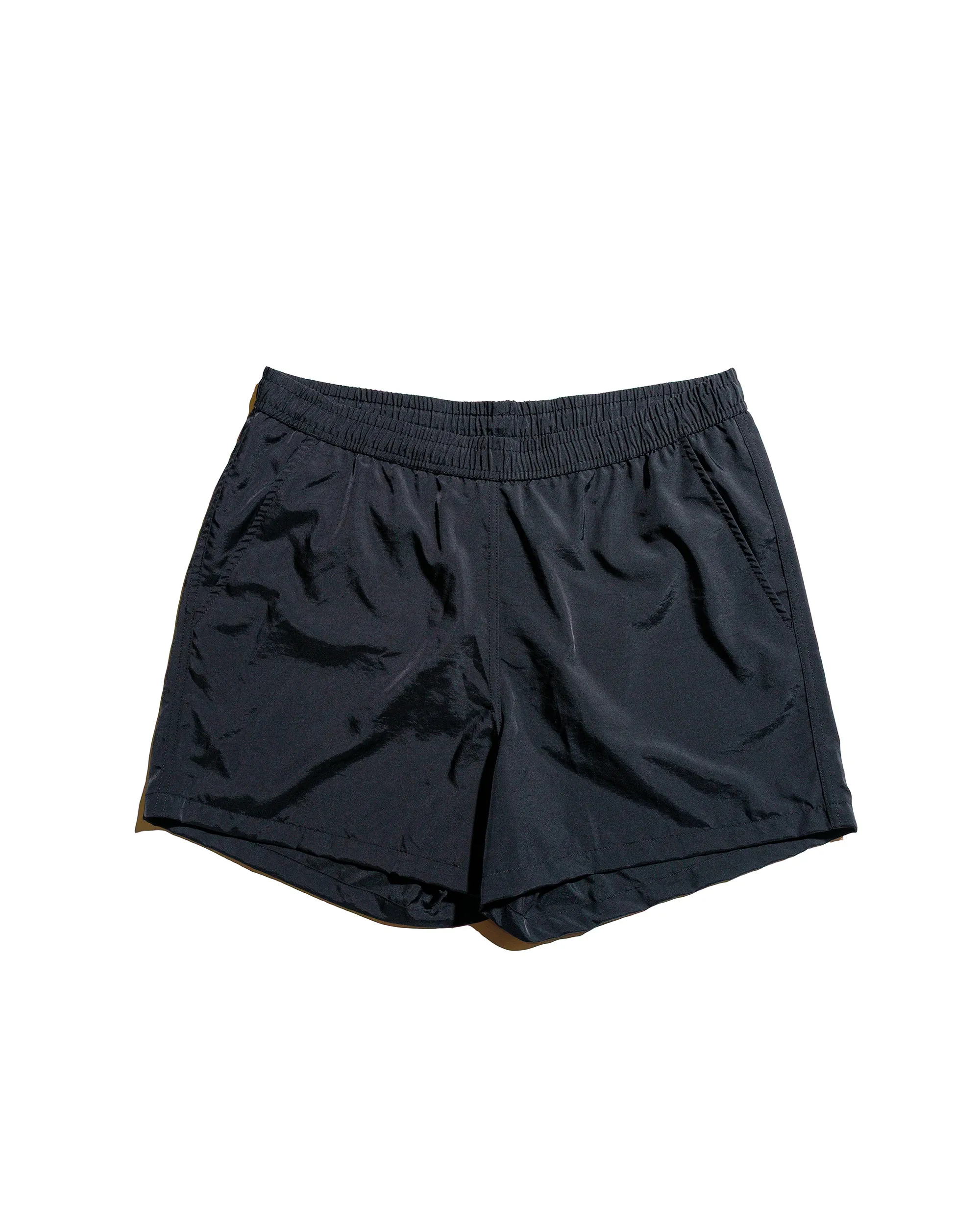 Contoured Shape Graceful Exit Bather Iridescent Black Modern Trunk