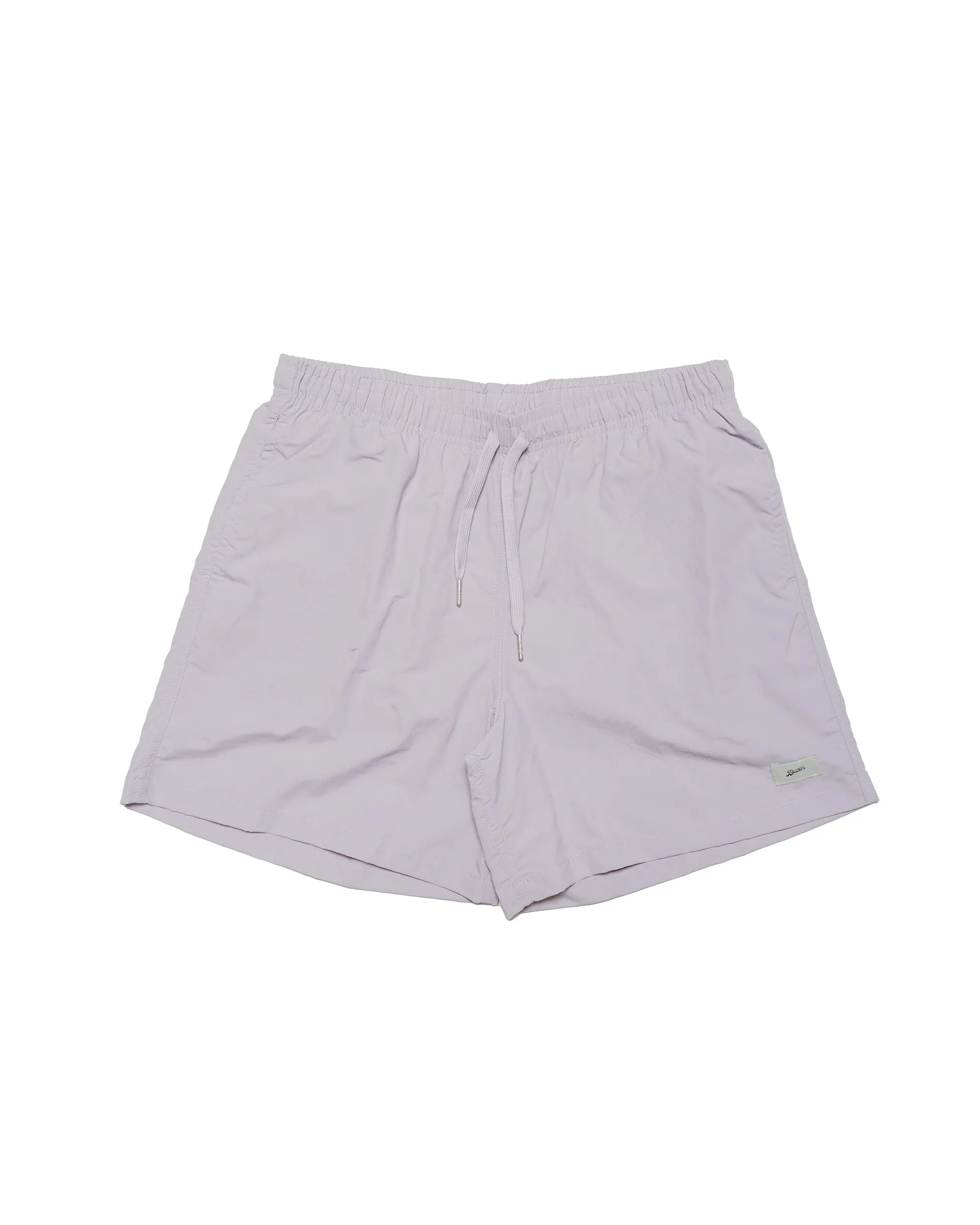 Bather Solid Lavender Swim Trunk Double Casual Finish