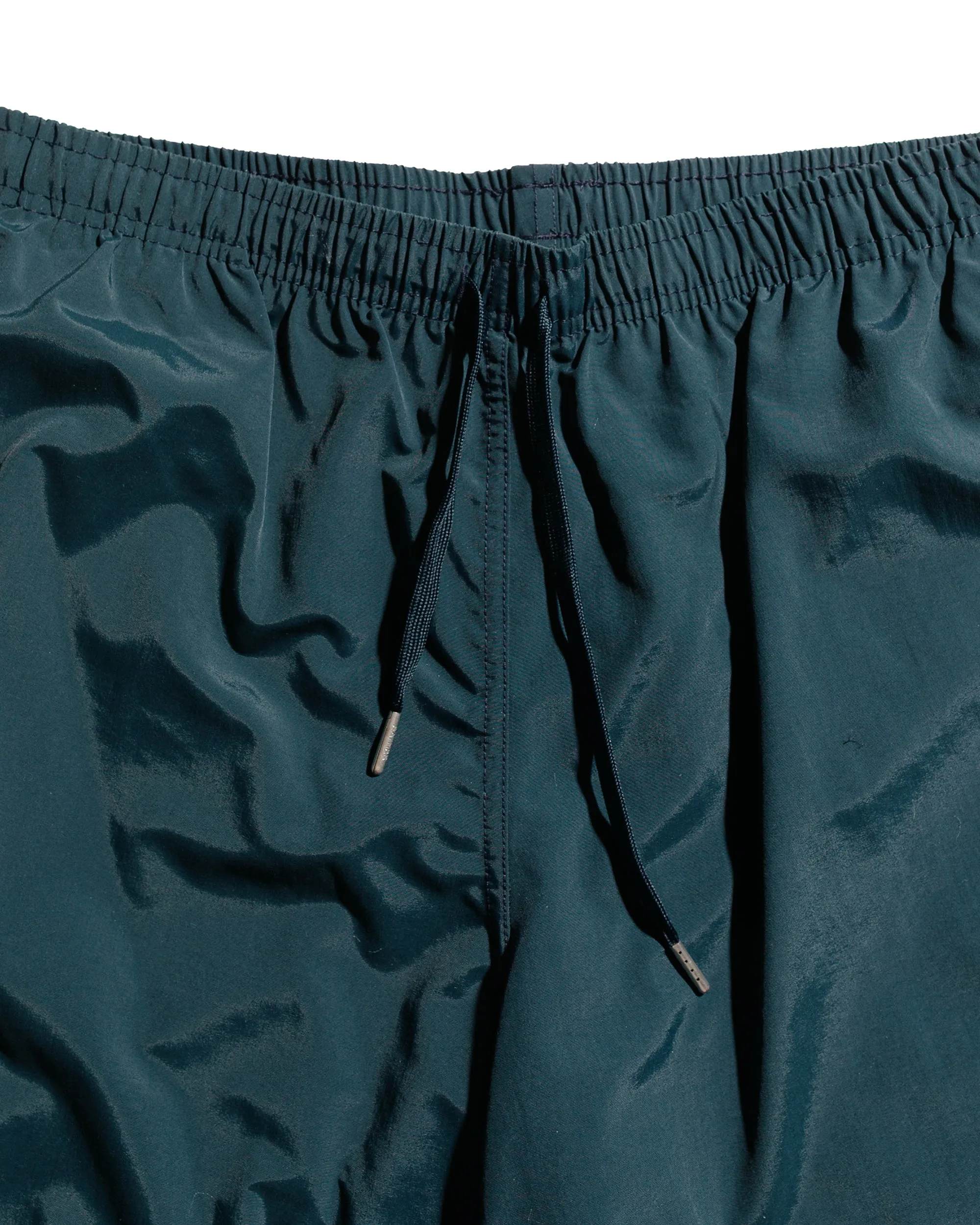 "Futuristic Upgrade Bather Solid Navy Swim Trunk
