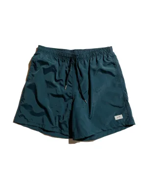 Magnetically Conductive Bather Solid Navy Swim Trunk
