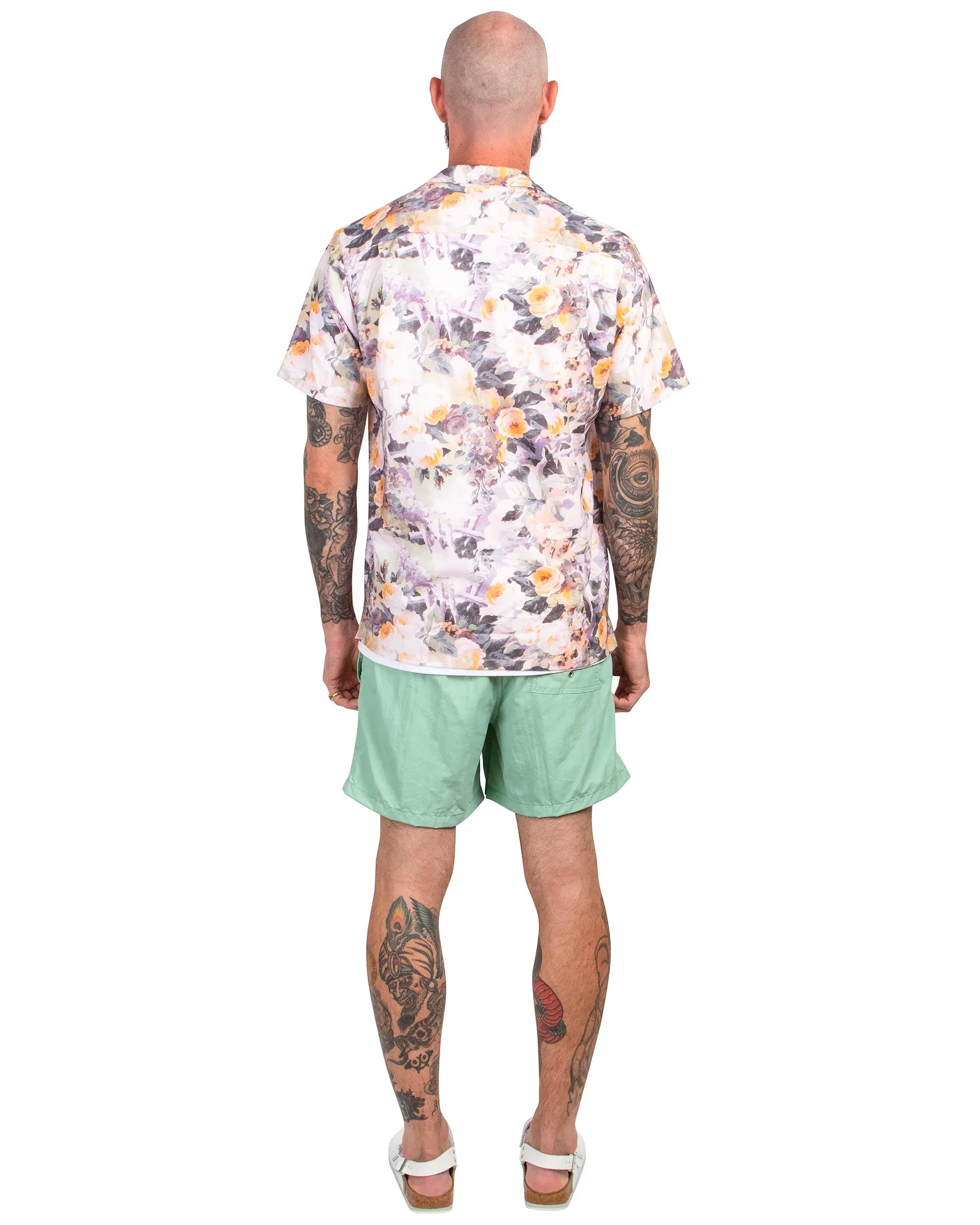 Bather Solid Seafoam Swim Trunk Comfortable Chest Muscles