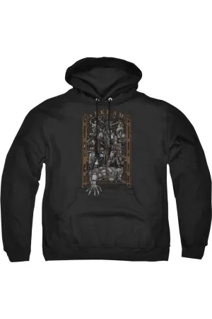 Pull-over à capuche Batman Arkhams Gate pour adulte / Sweat à capuche