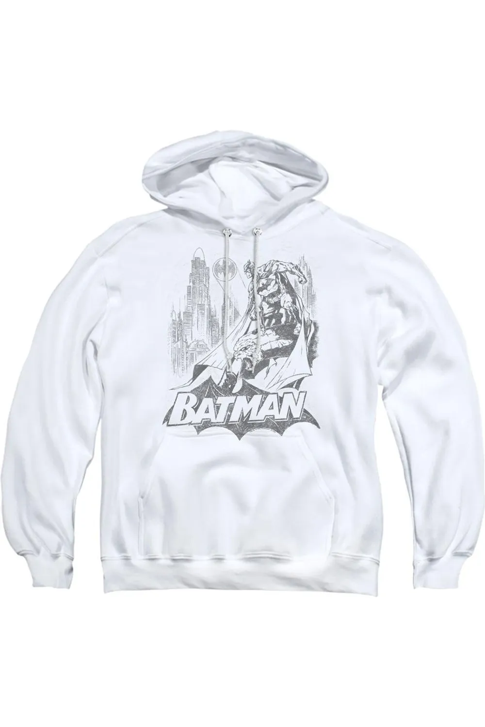 Pull à capuche adulte Batman - Croquis de chauve-souris